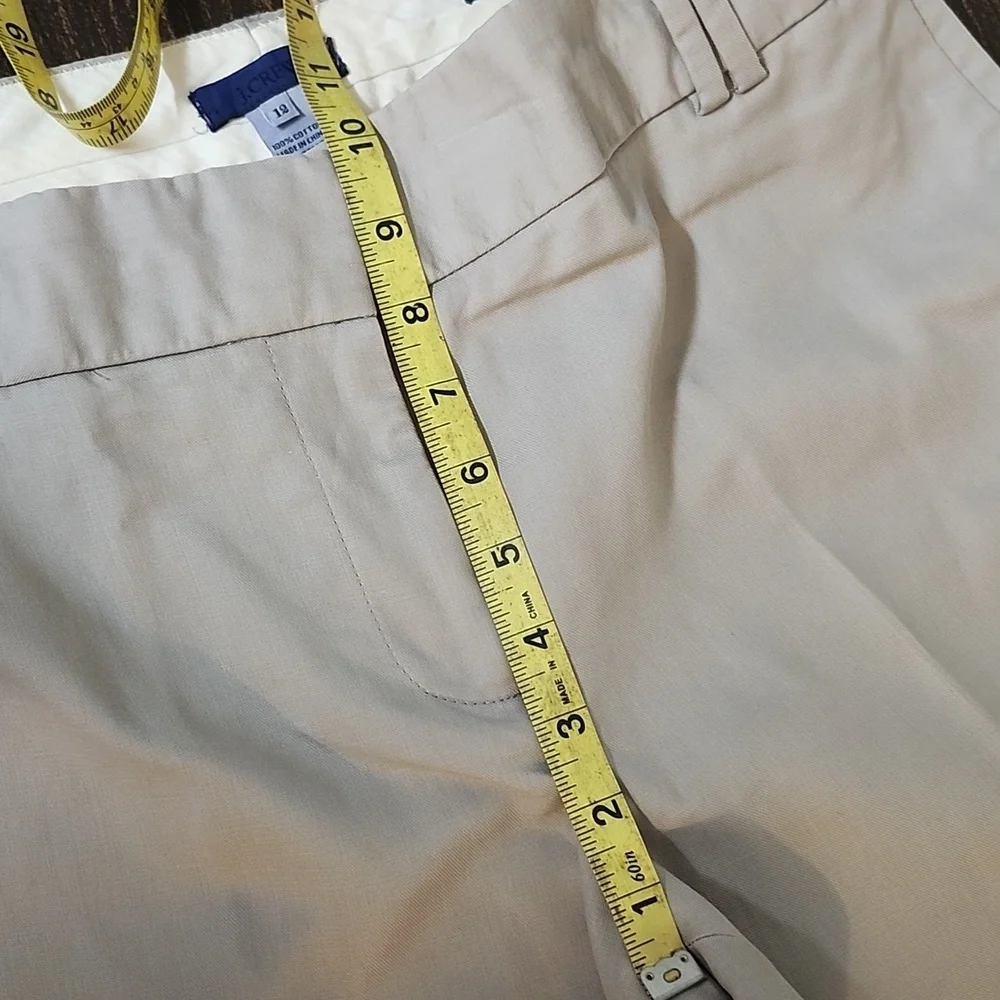 J. Crew City fit trouser pant Size 12 Cotton